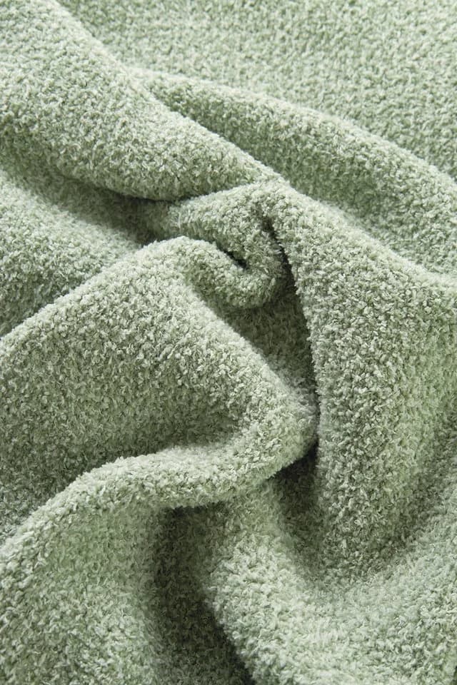 SCHÖNER WOHNEN-KOLLEKTION Wohndecke "Vivid" Grün Polyesterstrick - Bild 3