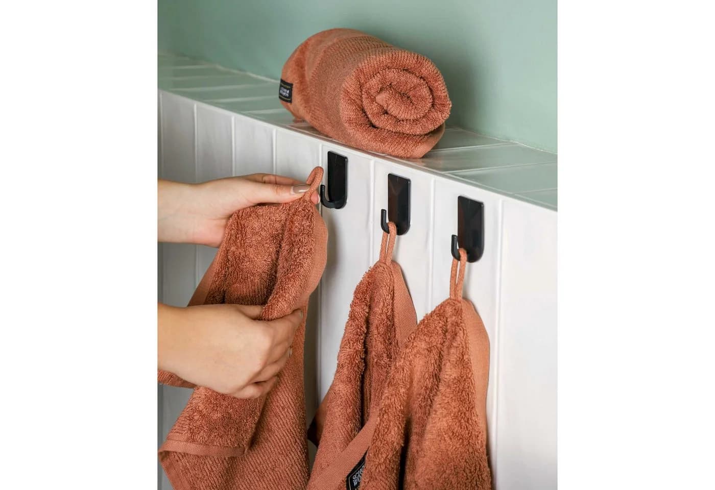 SCHÖNER WOHNEN-Kollektion Handtuch Set SENSE 5er Set Rost - Bild 5