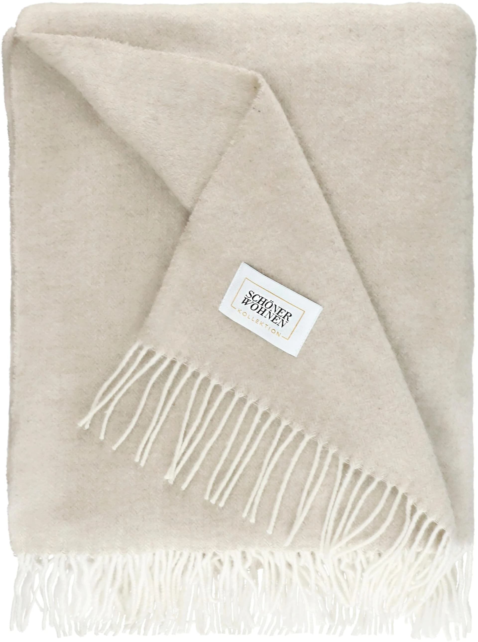 Schöner Wohnen Kollektion Wohndecke Fact Beige - Bild 2
