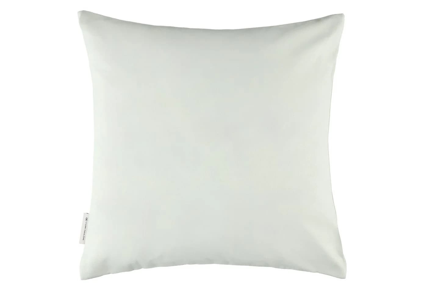 Tom Tailor HOME Kissenbezug Happy Weiß mit Schriftzug
