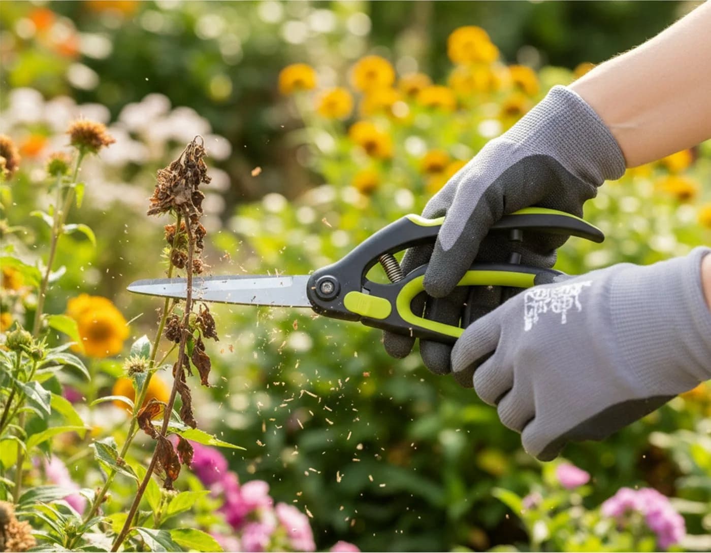 XCLOU Gartenschere Universal- & Buchsbaumschere mit Edelstahlklinge