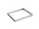 Axentia Verstellbarer Backrahmen Edelstahl Silber Bild 1