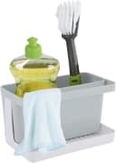 axentia Küchenorganizer-Set Spülbecken-Organizer grau/weiß Bild 1