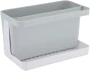 axentia Küchenorganizer-Set Spülbecken-Organizer grau/weiß Bild 2