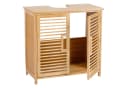 Axentia Waschbeckenunterschrank Bambus Modern Bild 2