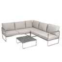 Greemotion Lounge-Set Sydney aus Edelstahl Beige Bild 1