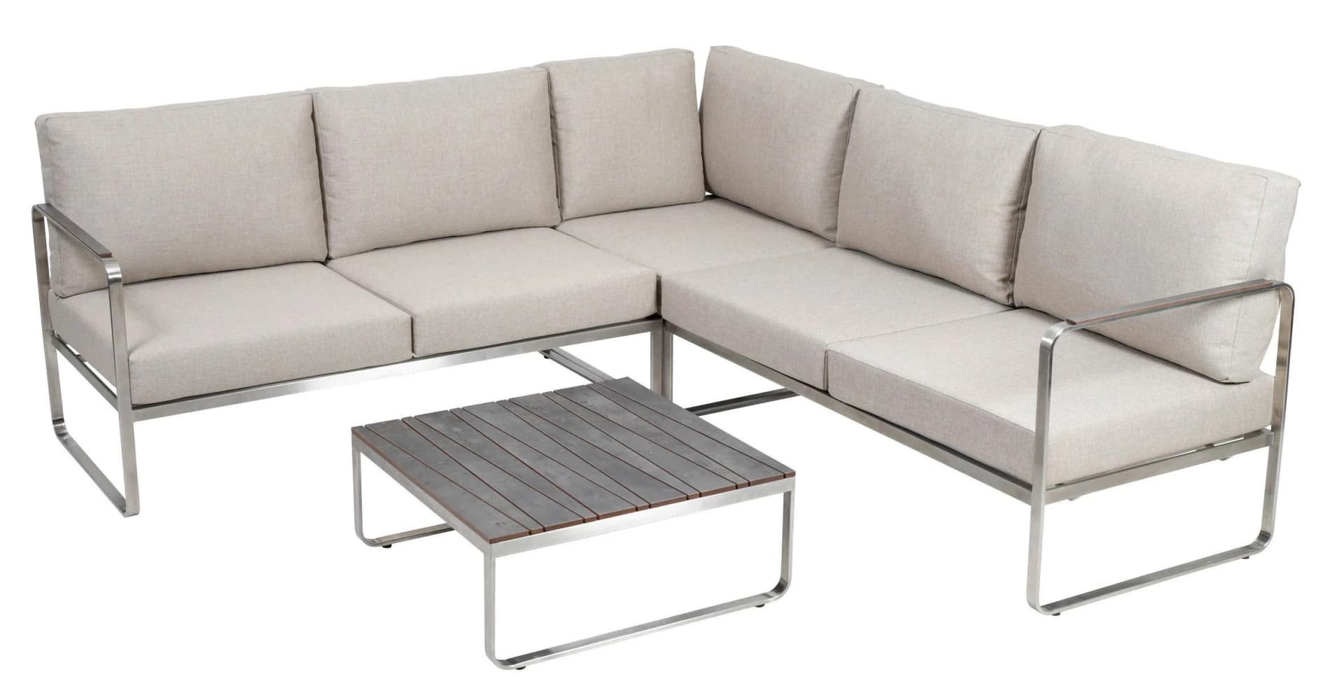 Greemotion Lounge-Set Sydney aus Edelstahl Beige - Bild 2