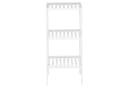 axentia Regal Bambus Standregal Weiß 3 Ablagen Badregal Bild 1