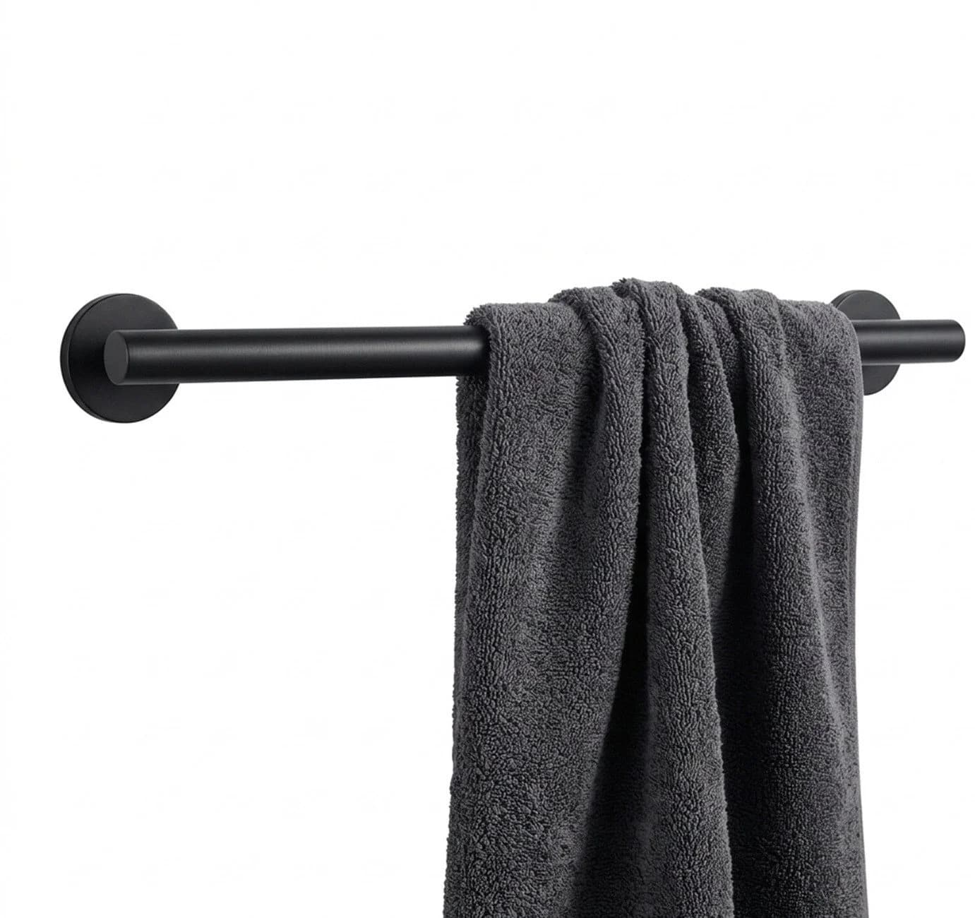 axentia Handtuchhalter Nero Schwarz Selbstklebend Edelstahl - Bild 2