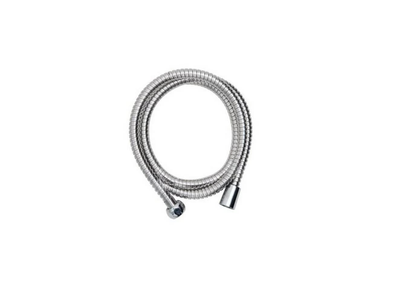 axentia Brauseschlauch Edelstahl 150 cm Silber