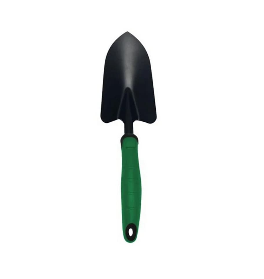 Greemotion Blumenkelle Stahl Ergonomischer Griff Grün Schwarz - Bild 2