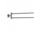Axentia Handtuchhalter Edelstahl 180° schwenkbar Wandhalter Silber Bild 3