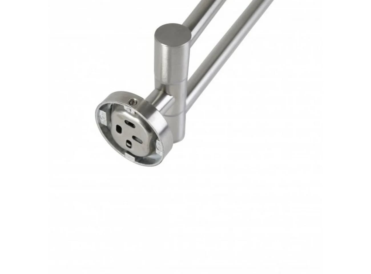 Axentia Handtuchhalter Edelstahl 180° schwenkbar Wandhalter Silber - Bild 5