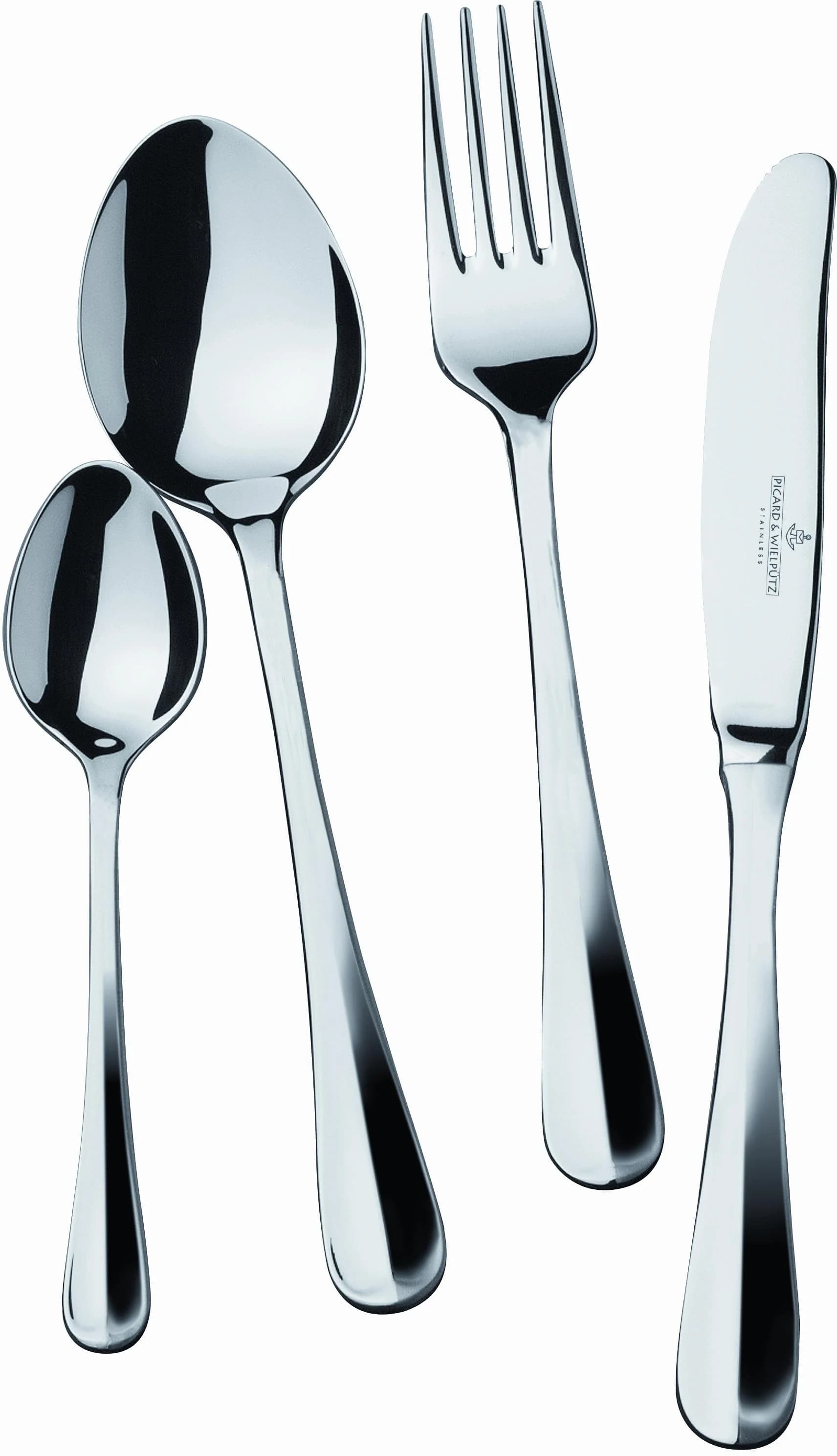 Besteck-Set "Baguette" Silber Chromnickelstahl 18/10 PICARD & WIELPÜTZ SOLINGEN