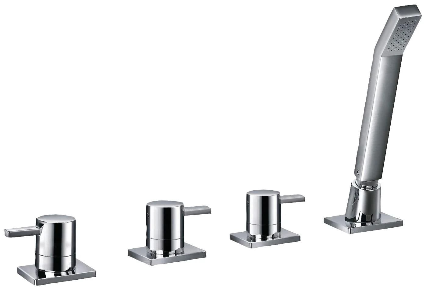 Wannenarmatur OTTOFOND TU1000 Chrom Messing 4-Loch