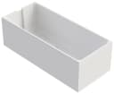 OTTOFOND Einbauwanne Körperformwanne Weiß mit Wannenträger Bild 3