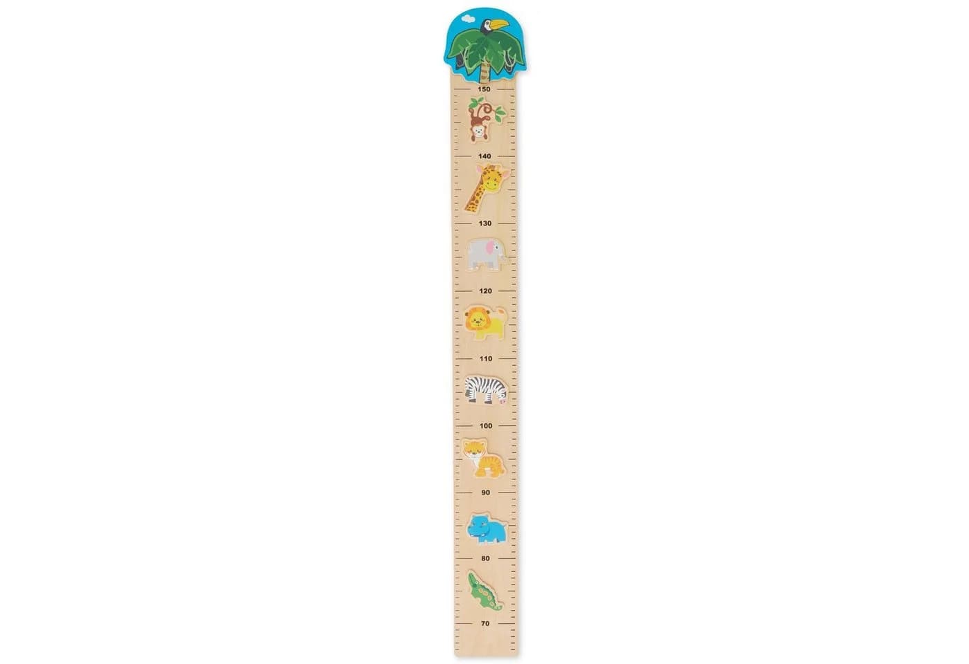 BIECO Kinder Messlatte Holz Zoo-Design Größenmesser - Bild 2