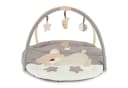 BIECO Baby Gym Krabbeldecke mit Spielbogen Beige/Grau Bild 2