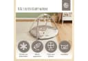 BIECO Baby Gym Krabbeldecke mit Spielbogen Beige/Grau Bild 5