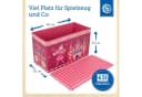 BIECO Spielzeugtruhe 60L Rosa Kunststoff Bild 3