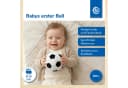 BIECO Greifball mit Rassel Schwarz/Weiß Velours Bild 1