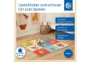 BIECO Steckpuzzle Puzzlematte Baby 18 tlg Bunt Bild 1