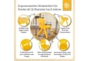 BIECO Kinderstuhl Gelb Stapelbar & Kippsicher Bis 80 kg Bild 3