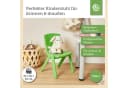 BIECO Kinderstuhl Grün Stapelbar & Kippsicher Bis 80 kg Bild 1