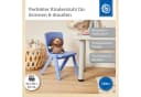 BIECO Kinderstuhl Blau Stapelbar & Kippsicher bis 80 kg Bild 1