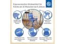BIECO Kinderstuhl Blau Stapelbar & Kippsicher bis 80 kg Bild 3