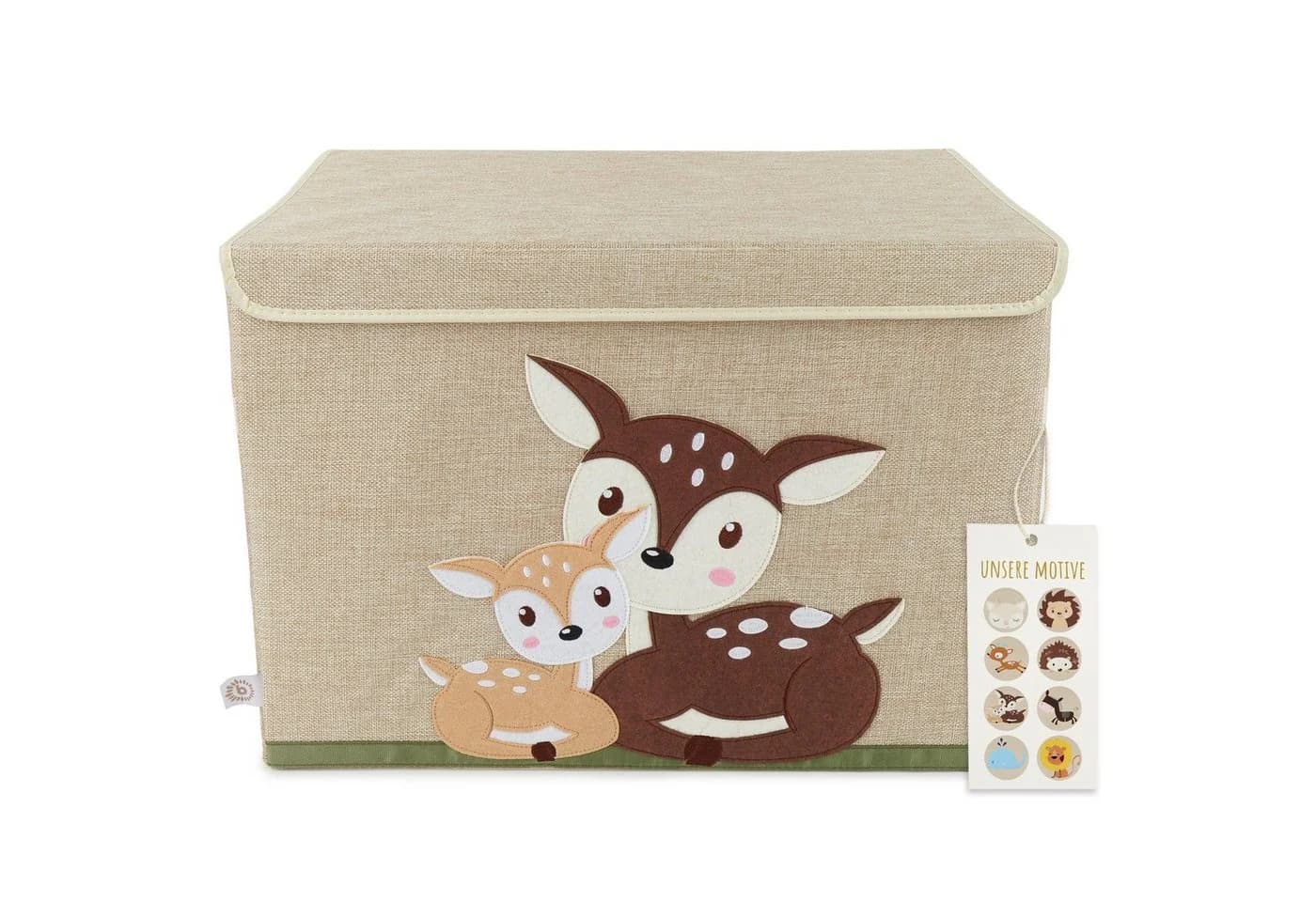 BIECO Spielzeugtruhe 65L Faltbar Aufbewahrungsbox mit Deckel - Bild 2
