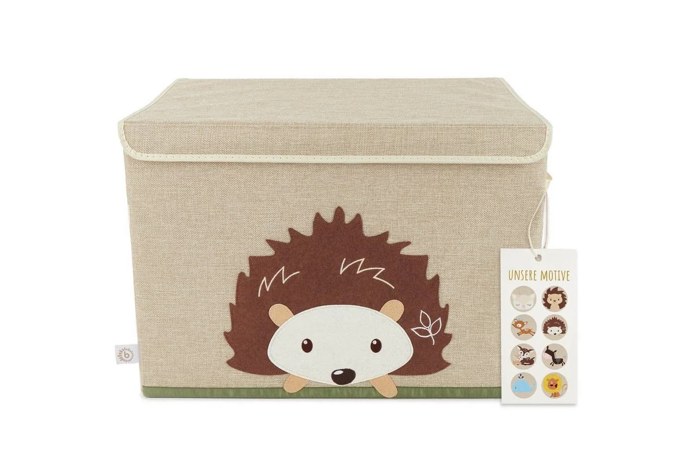 BIECO Spielzeugtruhe 65L Beige Faltbar - Bild 2