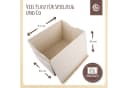 BIECO Spielzeugtruhe 65L Beige Faltbar Bild 3