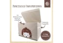 BIECO Spielzeugtruhe 65L Beige Faltbar Bild 4