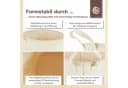 BIECO Wäschekorb Igel Canvas Wasserabweisend Beige/Rosa Bild 4