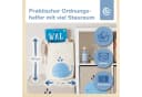 BIECO Wäschekorb Baumwolle Wasserabweisend Beige/Rosa Bild 3