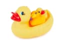 BIECO Badespielzeug Badeentchen Familie Gelb Bild 1