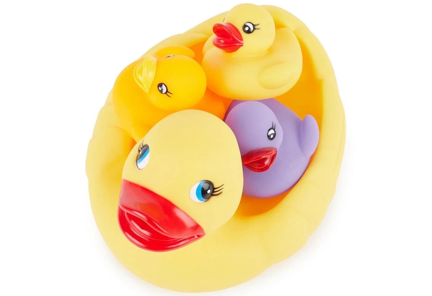 BIECO Badespielzeug Badeentchen Familie Gelb - Bild 3