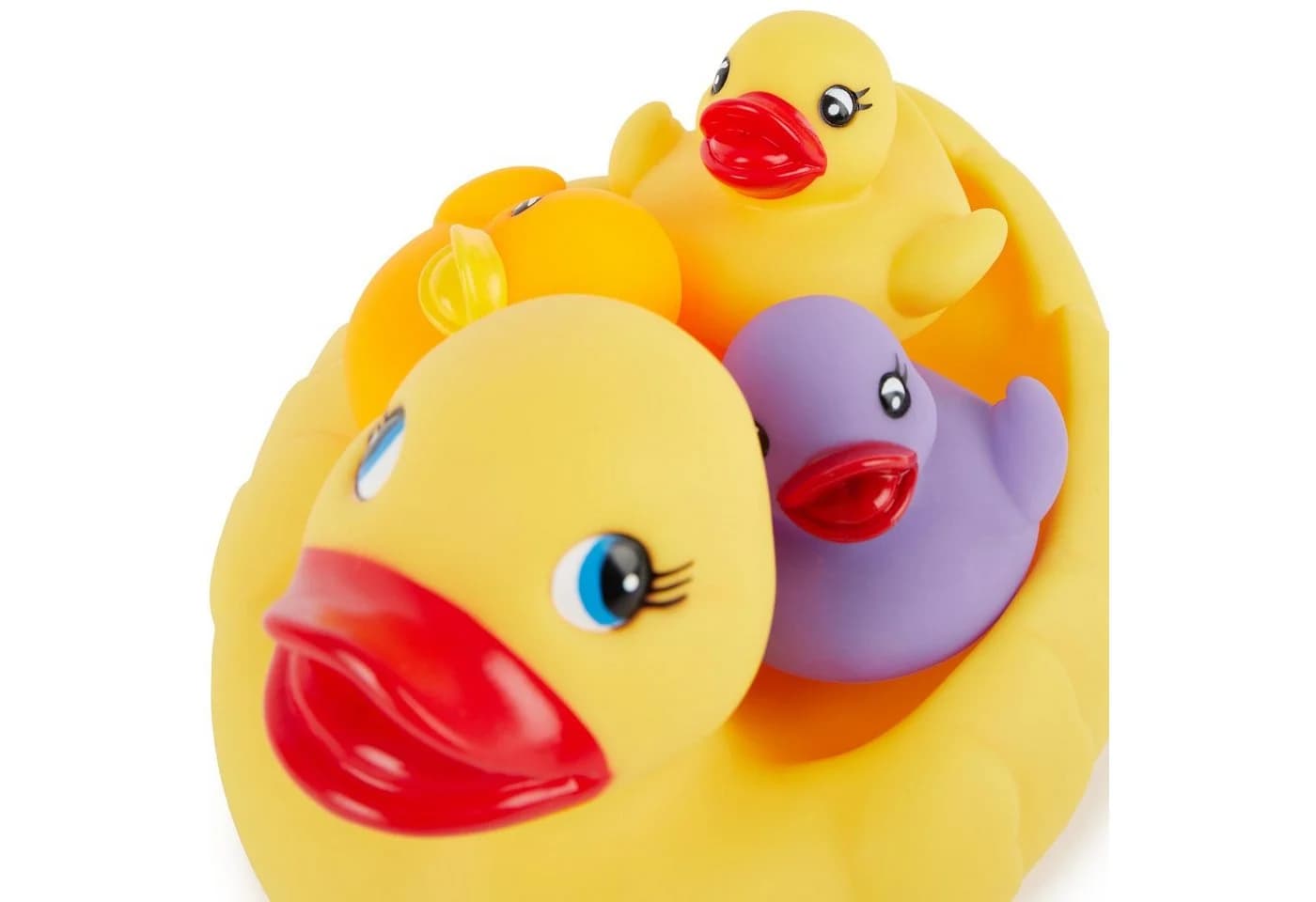 BIECO Badespielzeug Badeentchen Familie Gelb - Bild 4