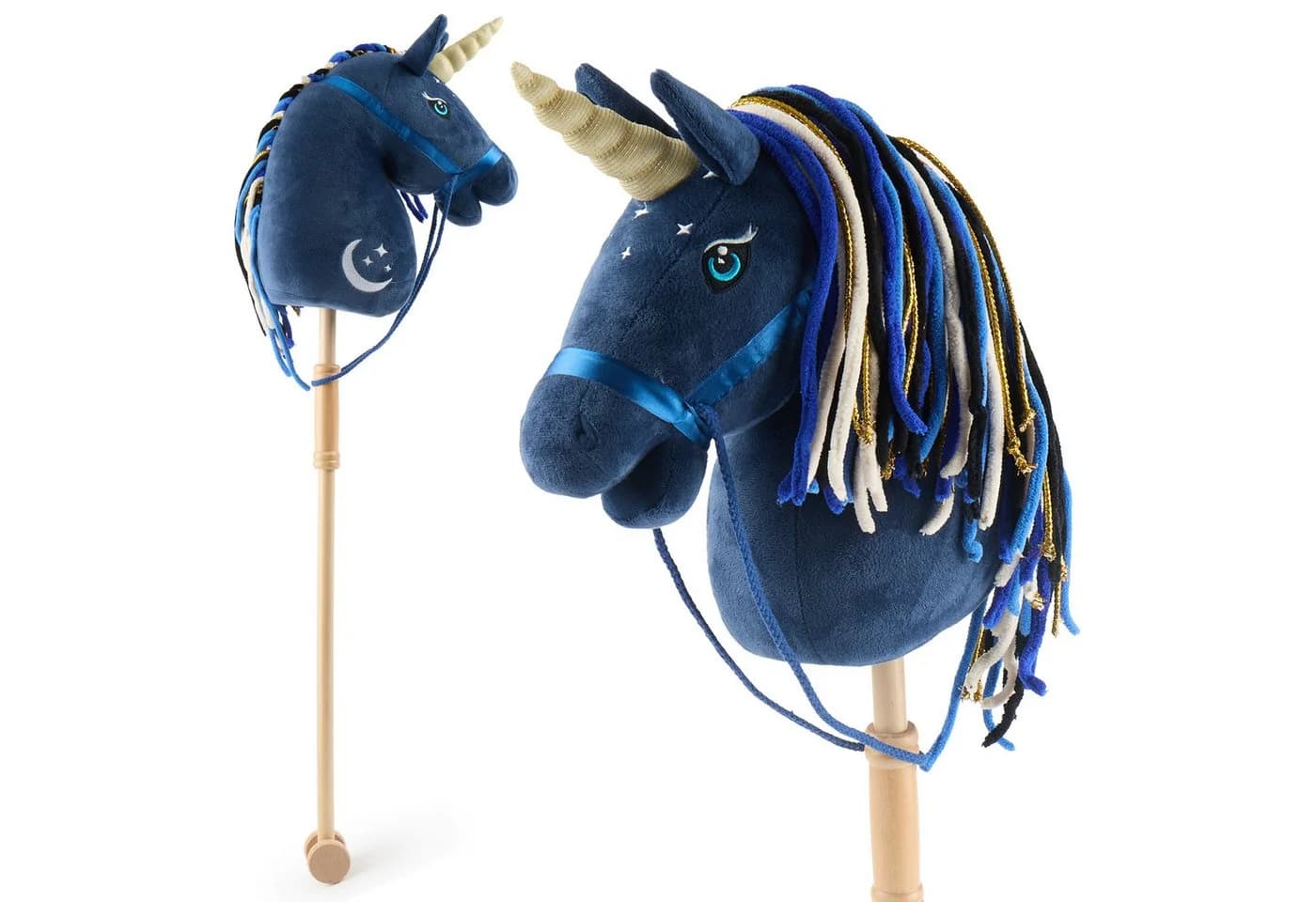 BIECO Steckenpferd Einhorn Luna Plüsch Holz - Bild 2