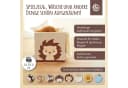 BIECO Spielzeugtruhe Aufbewahrungsbox Kinder Igel 36L faltbar Bild 1