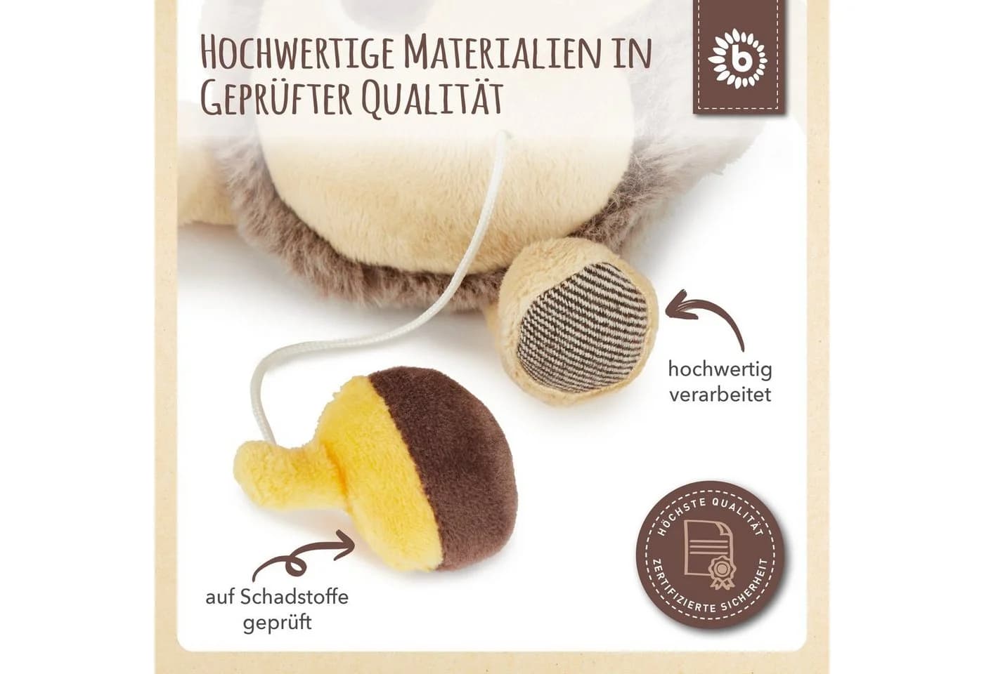 BIECO Spieluhr Igel Plüsch mit Wiegenlied - Bild 5