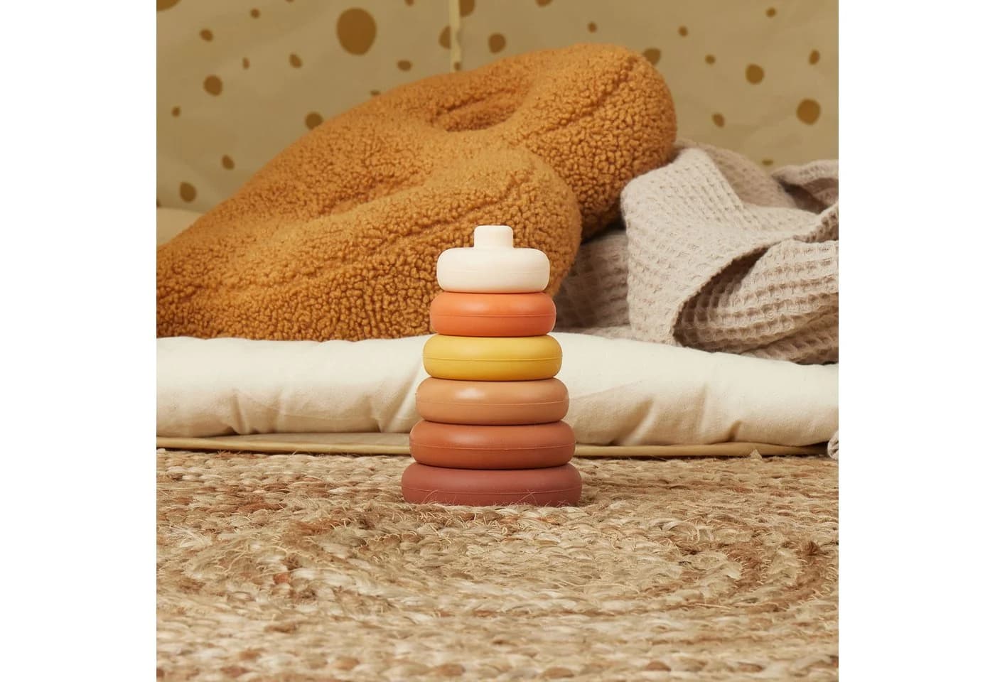 BIECO Silikon Stapelturm Chocolate Bliss 6-teilig