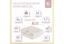 Bieco Krabbeldecke Rosa Elefanten Fleece Babydecke Bild 3