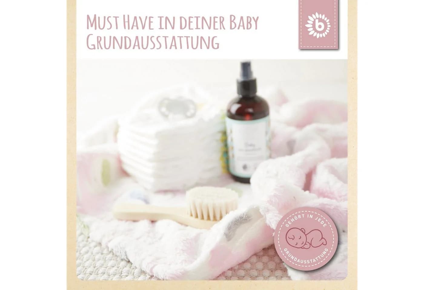 Bieco Krabbeldecke Rosa Elefanten Fleece Babydecke - Bild 4
