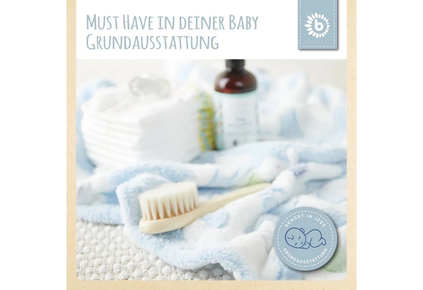 Bieco Babydecke Blau Elefanten Kuscheldecke Krabbeldecke - Bild 4