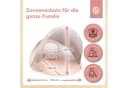 BIECO Pop-Up Strandmuschel Dreamy Flowers Rosa UV-Schutz 40+ Bild 3