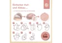 BIECO Pop-Up Strandmuschel Dreamy Flowers Rosa UV-Schutz 40+ Bild 5