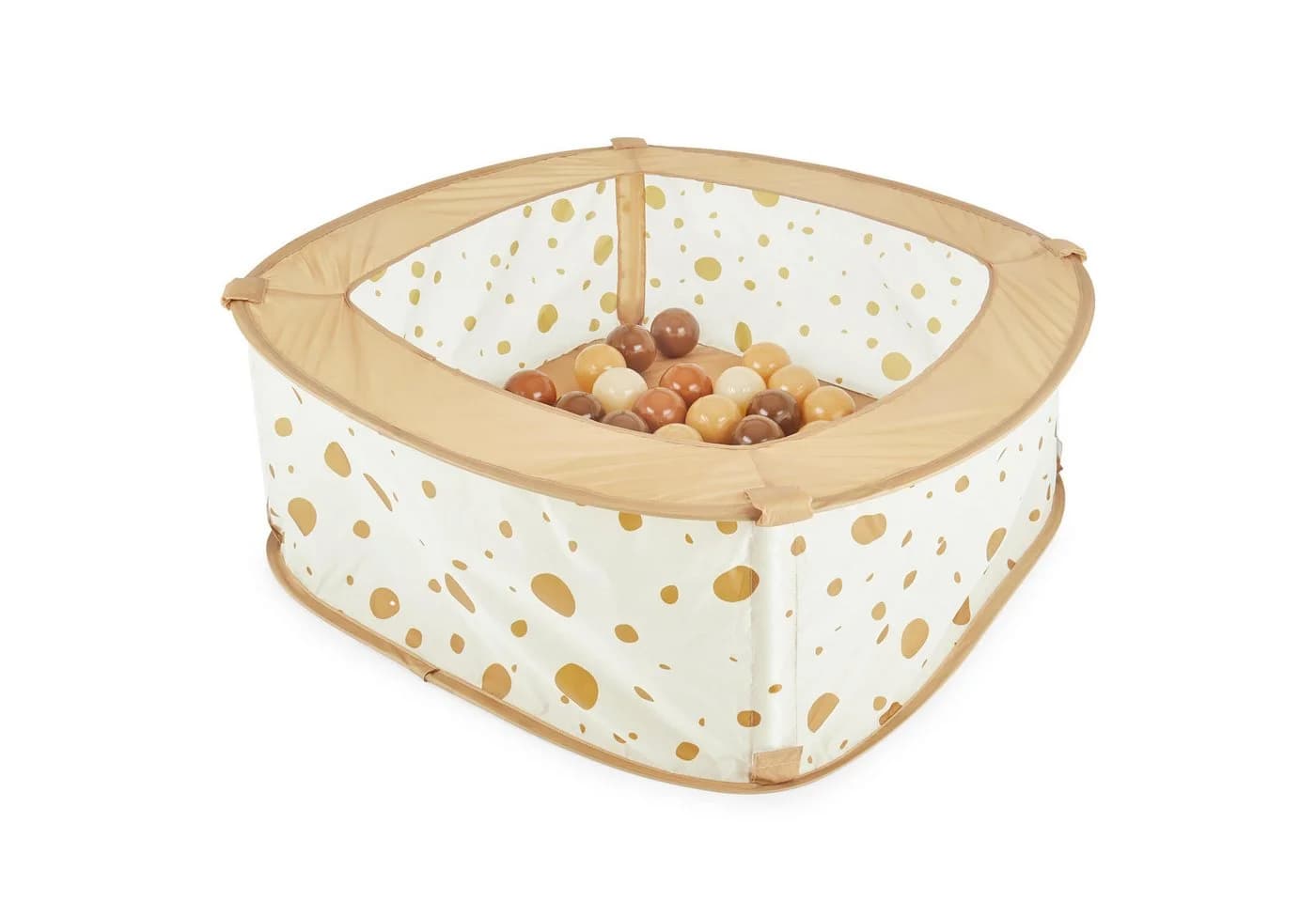 BIECO Bällebad Pop Up Dots inklusive 50 Bälle Beige - Bild 2