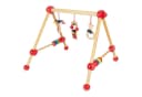 BIECO Baby Gym Spieltrapez Holz Bunt mit Figuren & Kugeln Bild 2